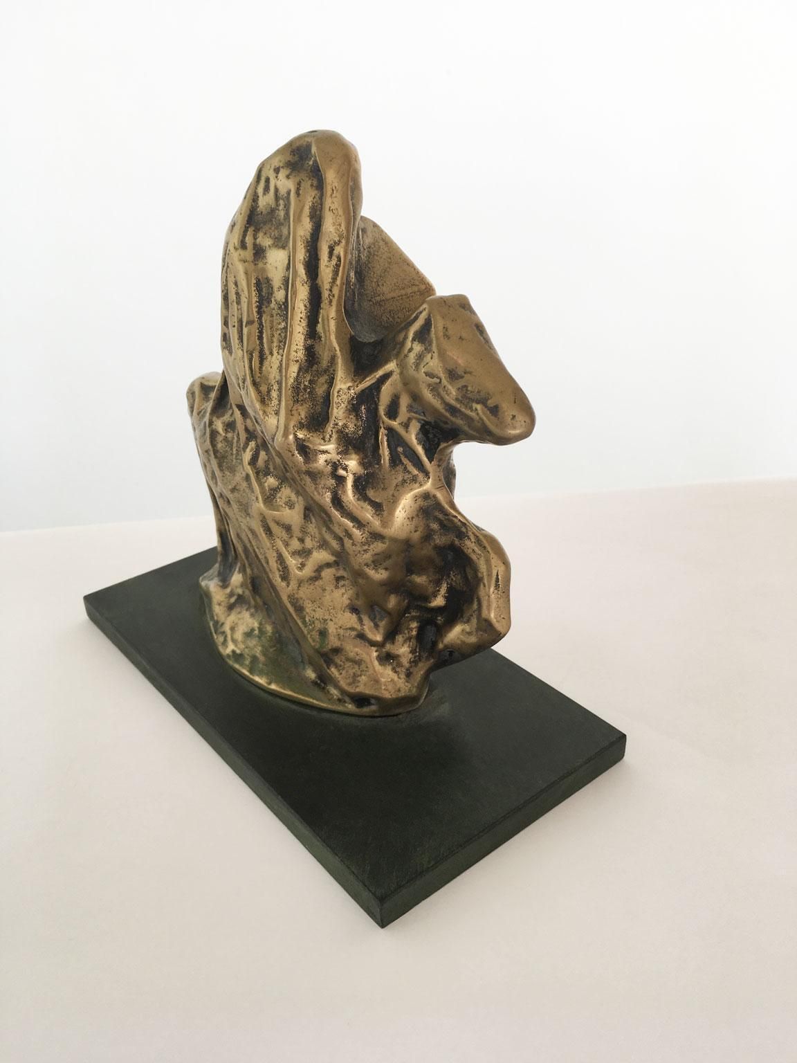 1980 Italy Post Modern Cristina Roncati Bronze Abstract Sculpture Cavaliere photo Art