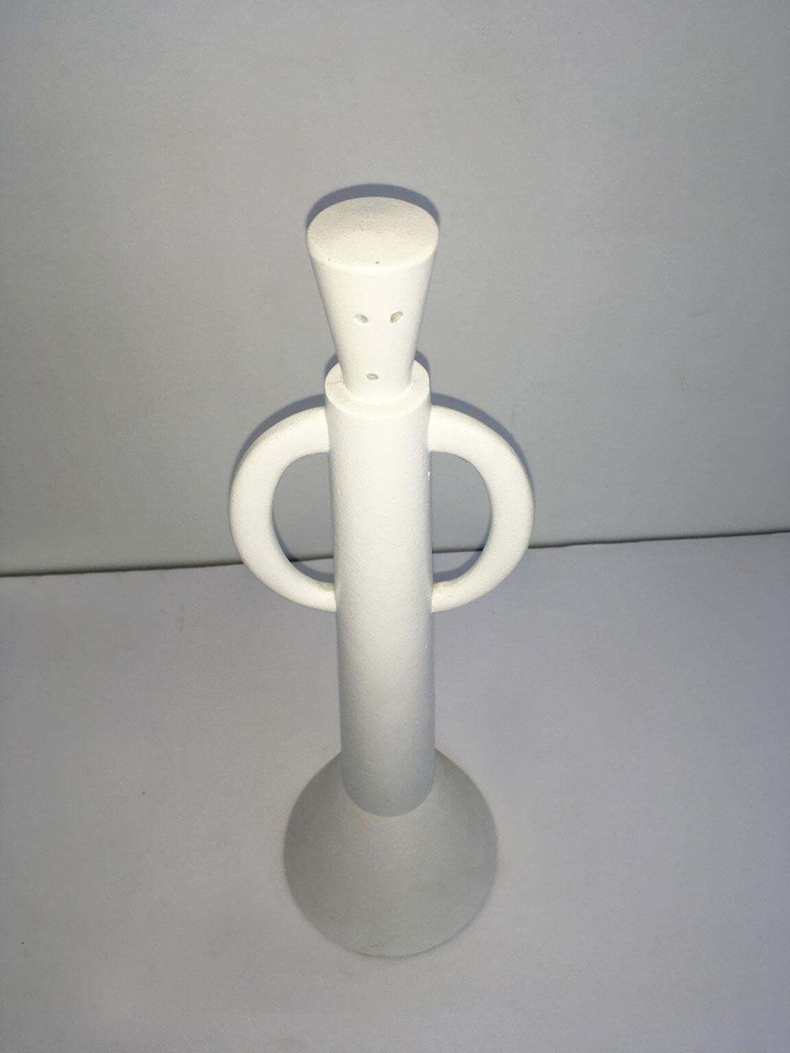 1980 Italy Post Modern Abstract Sculpture Alessandro Guerriero Portabuono Qua photo vintage