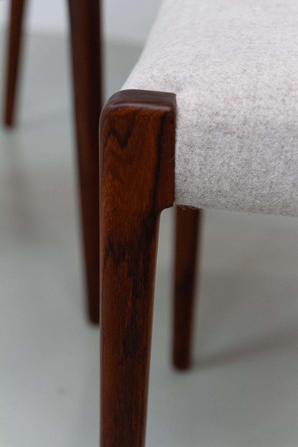 photo buy Danish Rosewood Chairs Model 71 By Niels O. Møller, 1970s. Set Of 6.