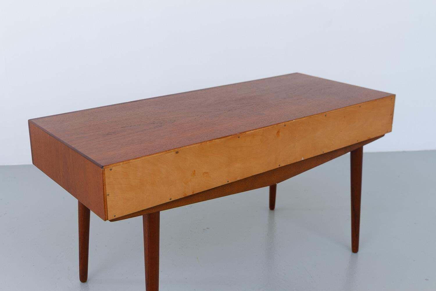 Furniture Danish Teak Sideboard With Three Drawers, 1960s. photo