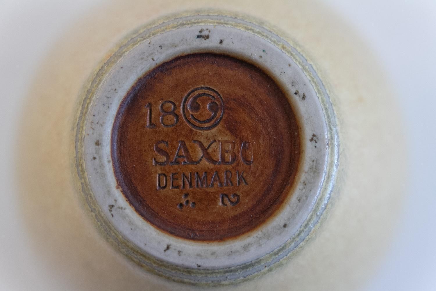 Danish Mid Century Yellow Stoneware Vase By Saxbo, 1960s. photo Home Decor