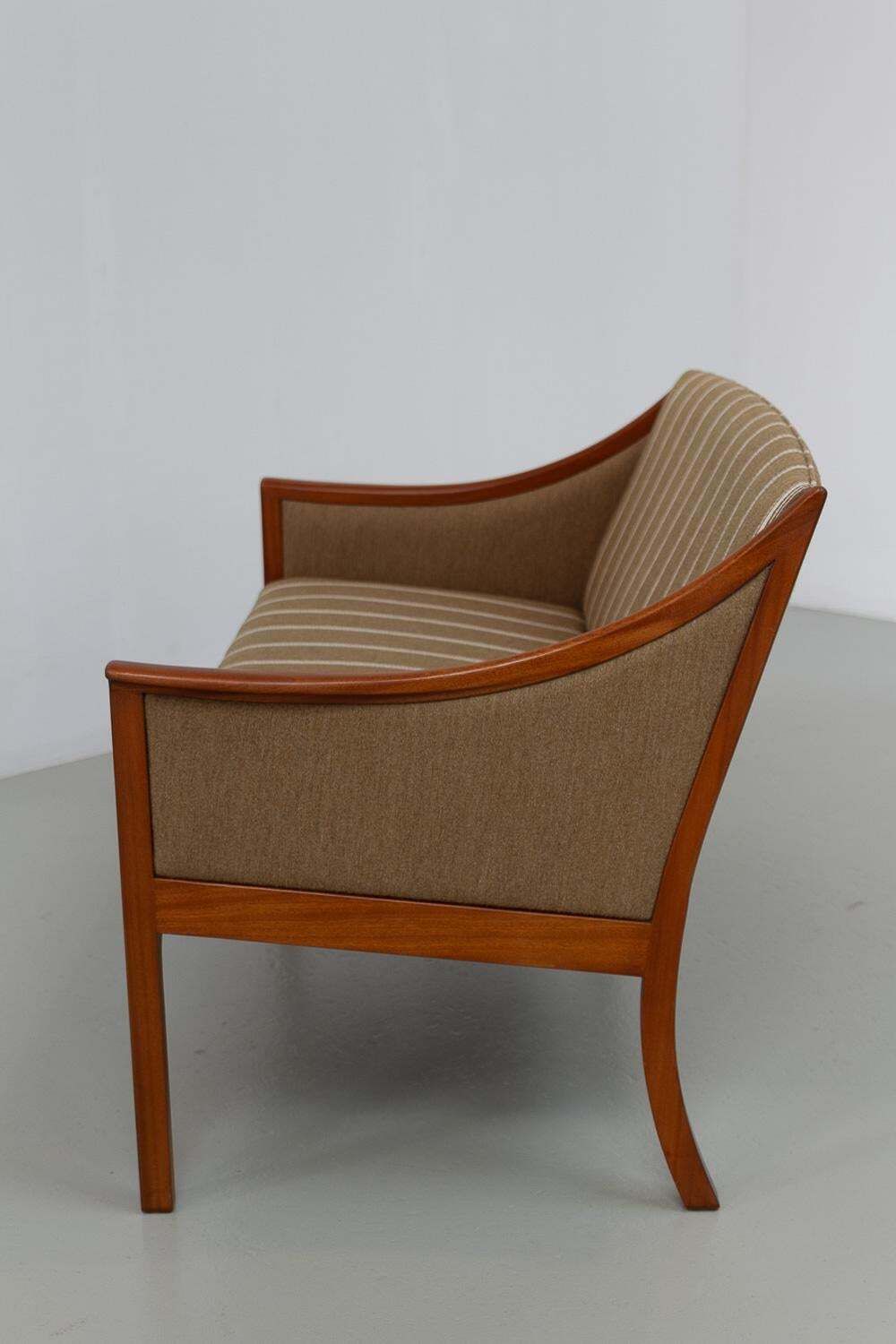 photo furniture Danish 2 Seater Sofa By Ole Wanscher For Pj Møbler, 1960s.