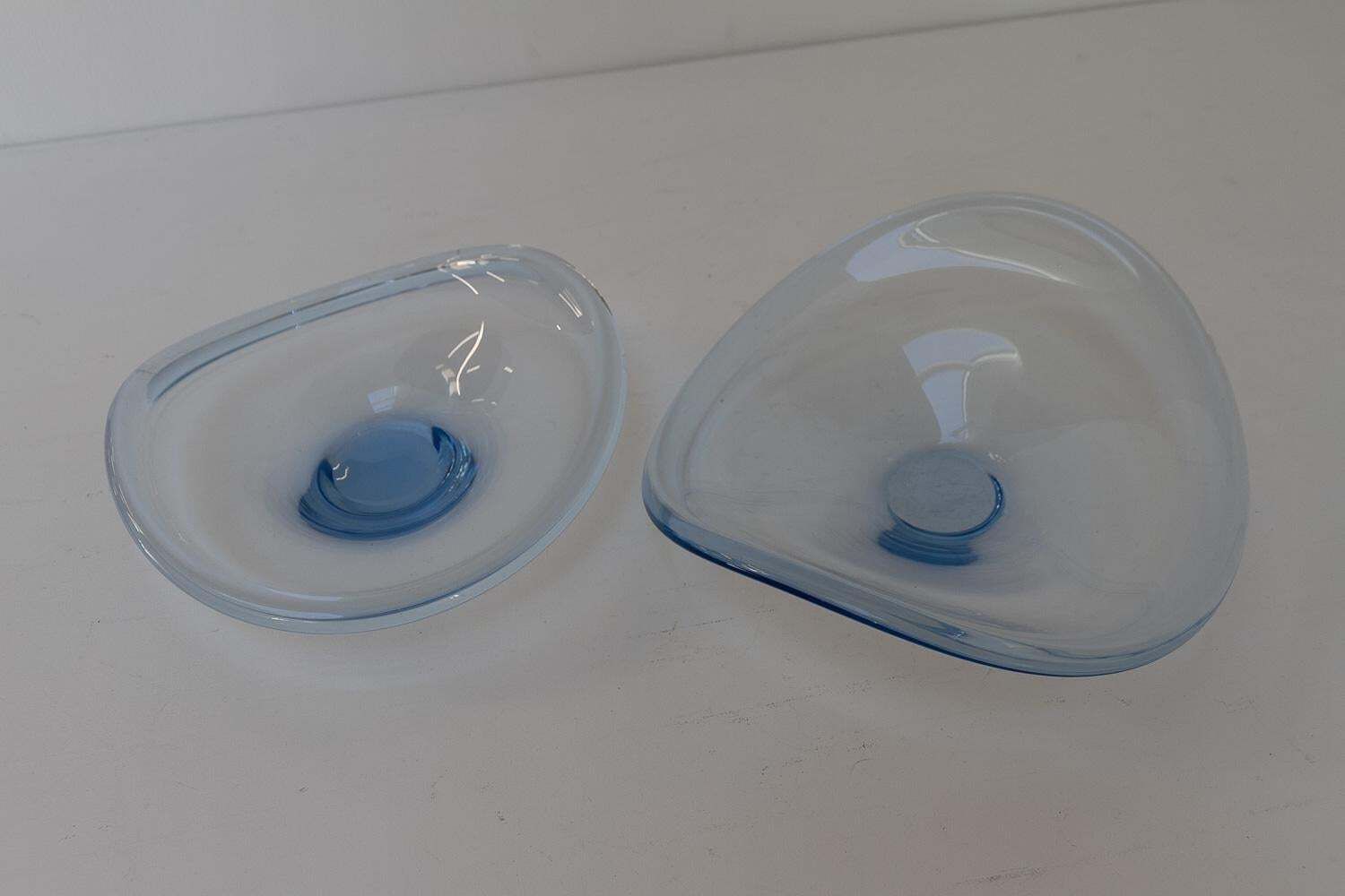 Danish Selandia Fruit Bowls By Per Lütken For Holmegaard, 1960s. Set Of 2. photo 300.0