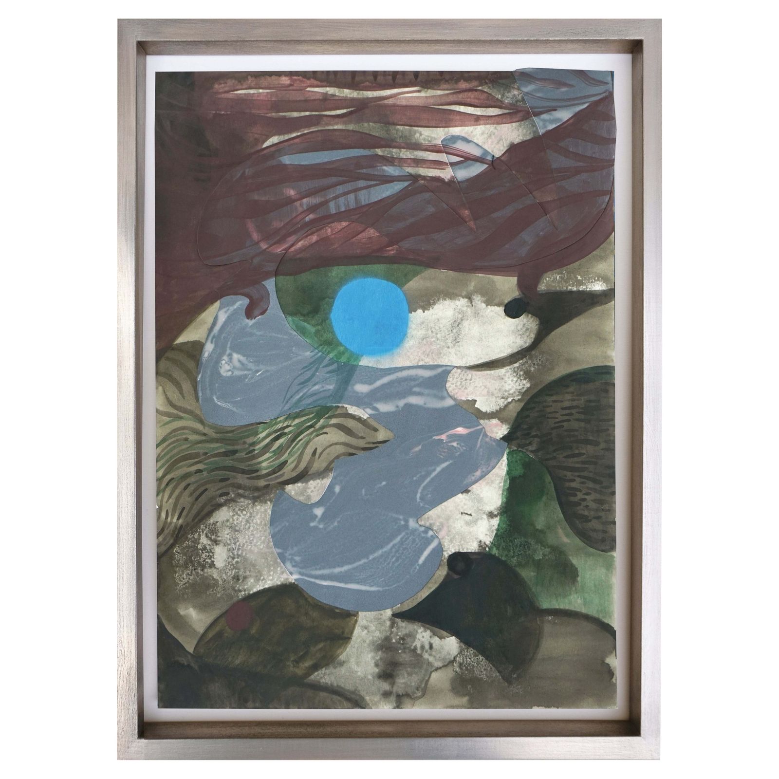 "The Past Floated Above My Head" 2019 20 Tempera & Acrylic On Paper By A. Roma