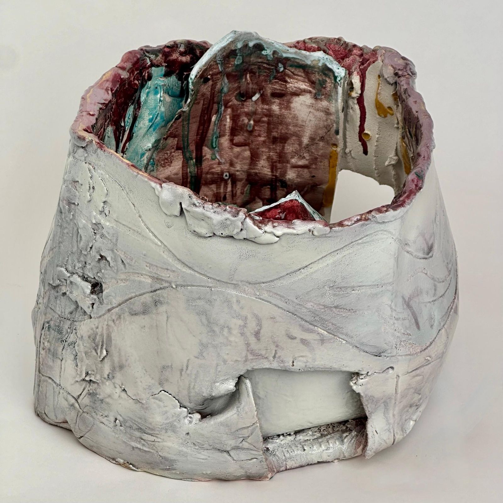 Untitled 2017 Semi Refractory And Glazed Ceramic Sculpture By Alessandro Roma photo 5146.0