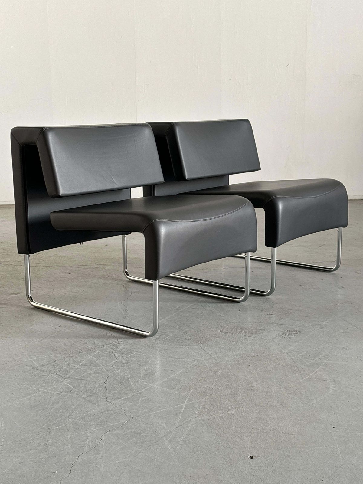 Pair Of Modernist ‘Path’ Cantilever Lounge Chairs By Fiorenzo Dorigo For Sitland photo Furniture