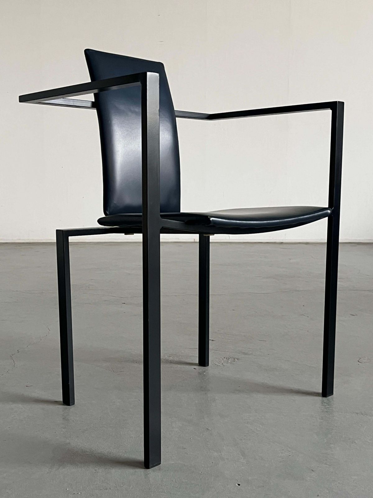 Memphis Design Postmodern Geometrical Chair By Karl Friedrich Förster, 1980s photo for sale