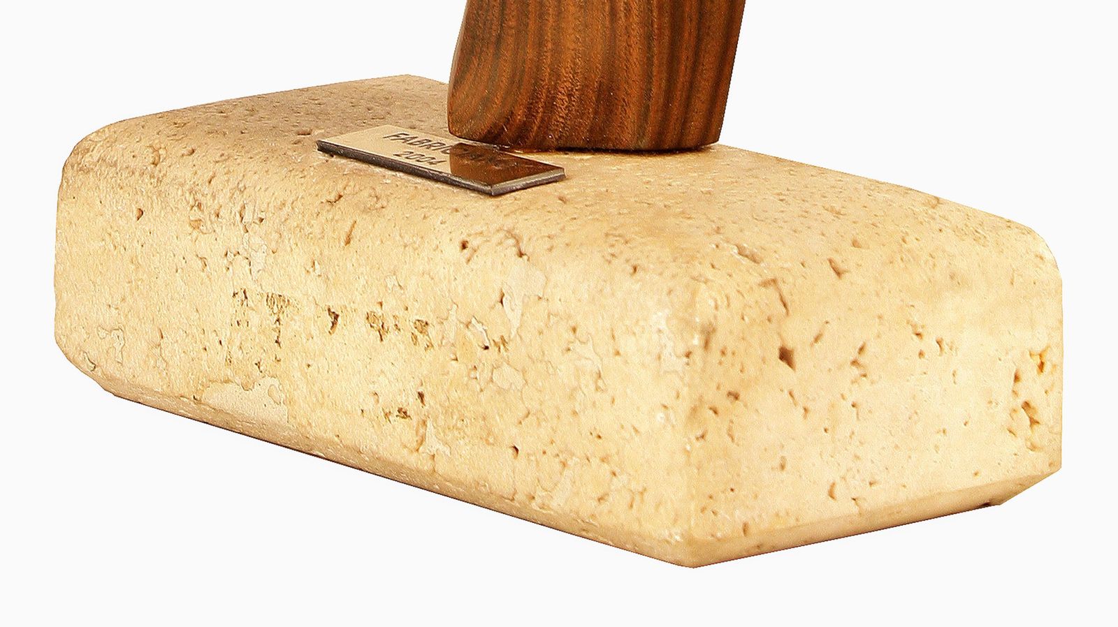 photo furniture 2004 Argentine Biomorphic Wood And Stone Abstract Sculpture By Fabriciano Gómez