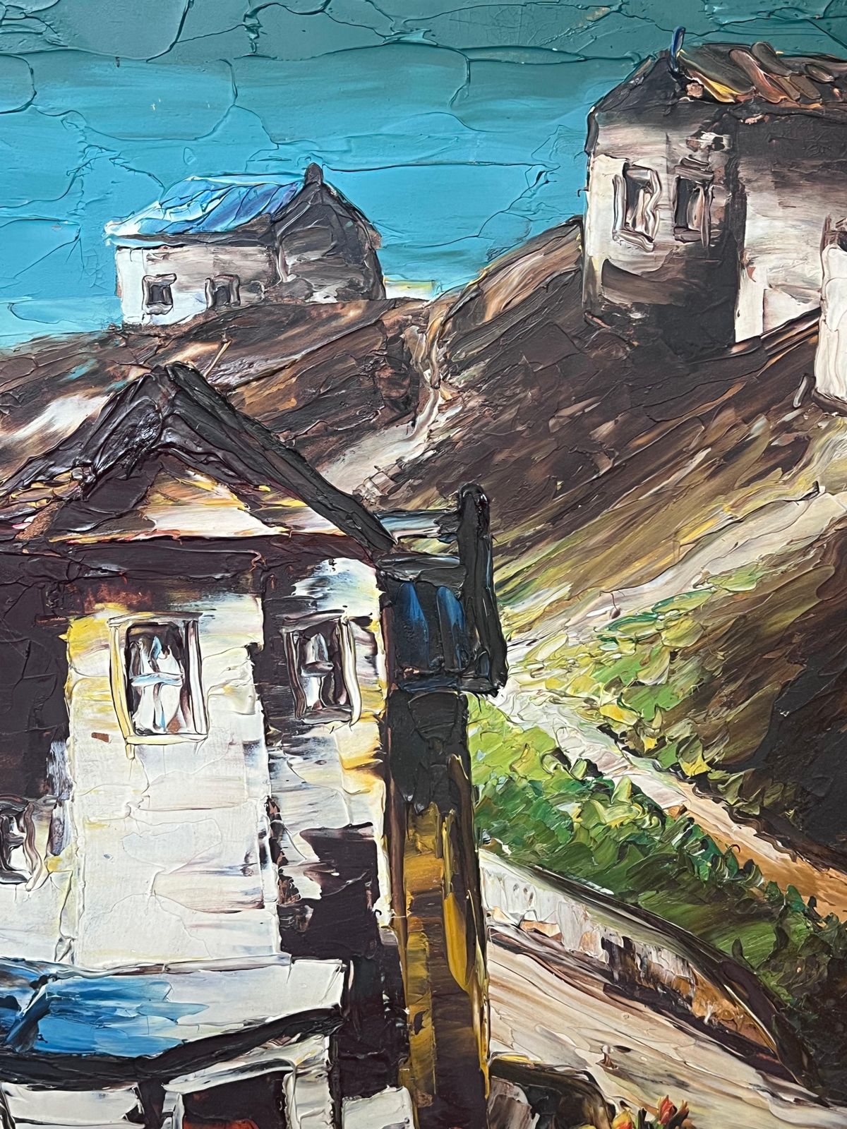 photo furniture Léon Schwartz   Abrys20th Century French Expressionist Artist Winding Streets In Old Village