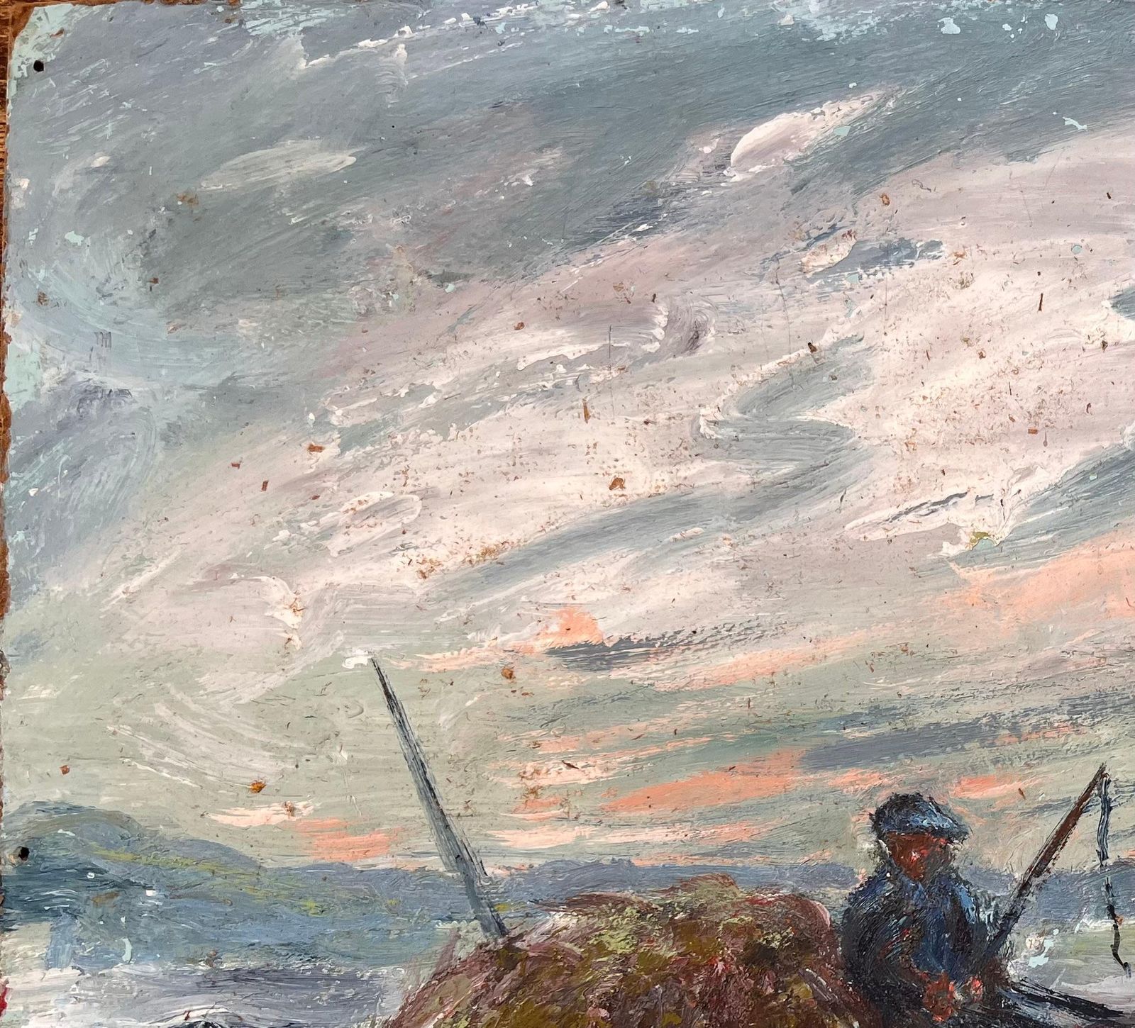Fanch Lelimpressionist French Rural Scene With Horse And Cart At Sunset photo vinterior
