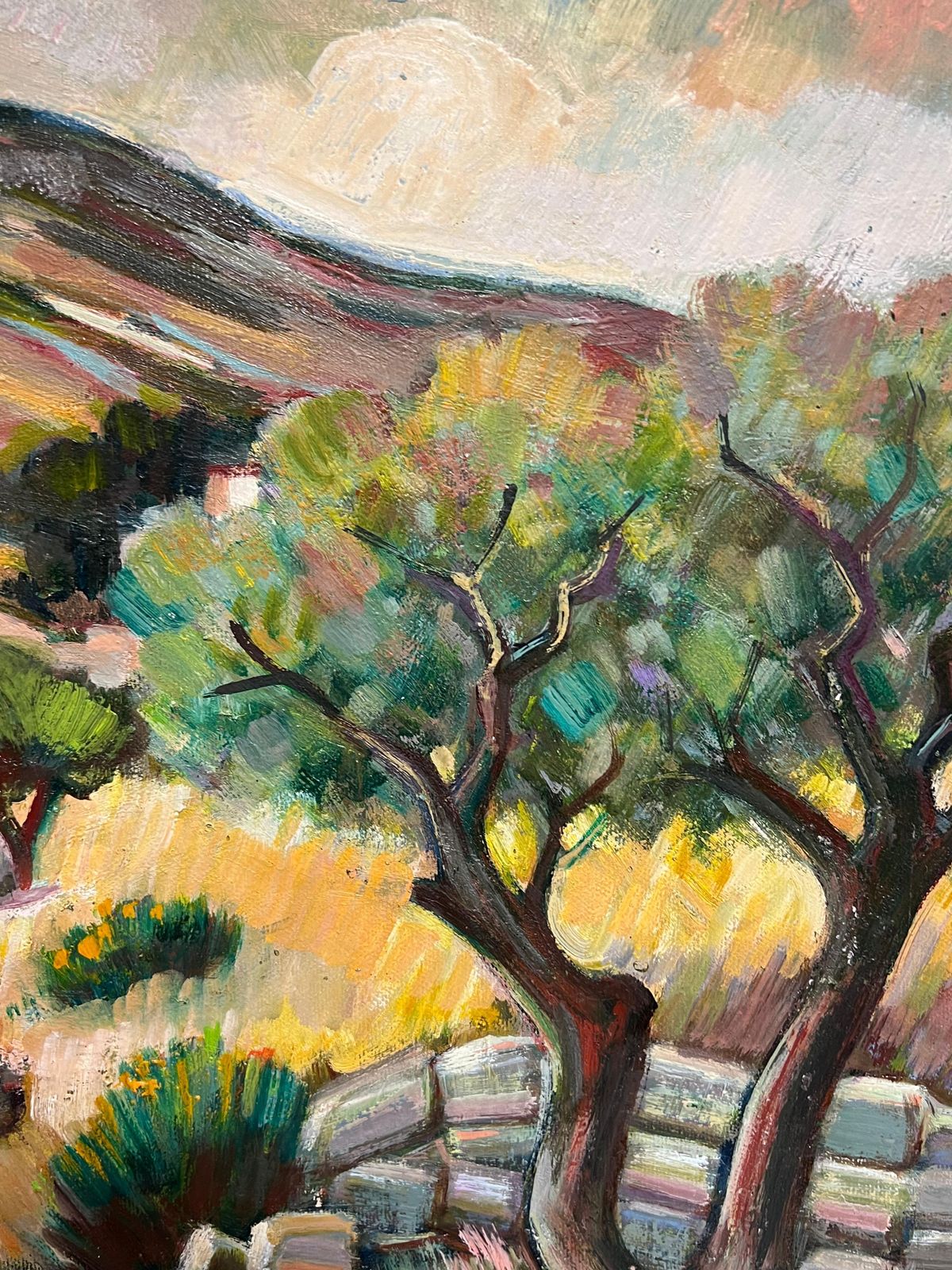 Max Toutainwindy Path Leading Through The French Valleys 20th Post Impressionist Painting photo 892.0