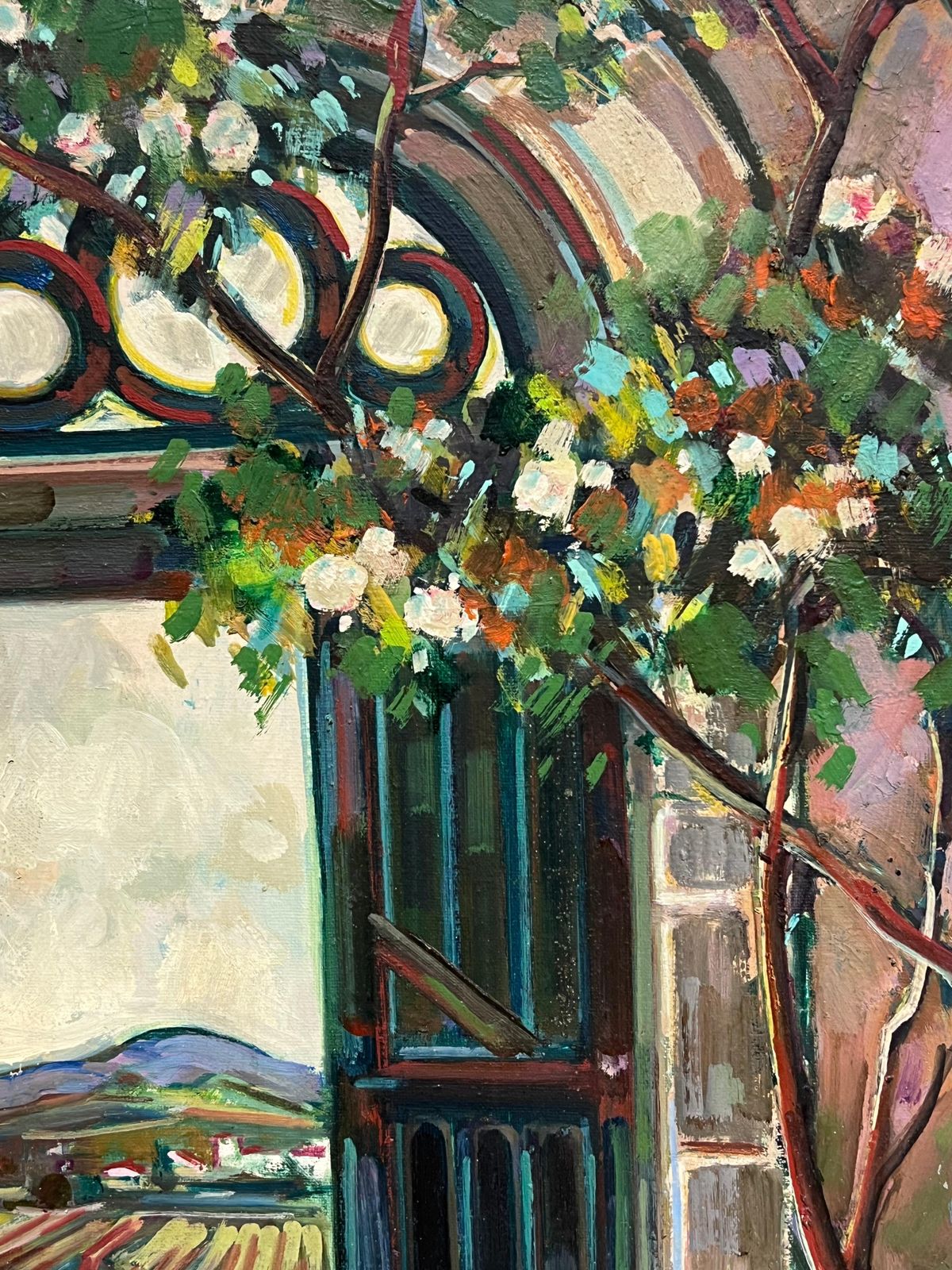 Max Toutaingreen Garden Gate Leading To The Valley French Post Impressionist Painting photo 999.0