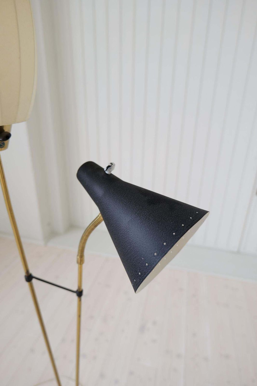 photo for sale Midcentury Floor Lamp Attributed To Hans Bergström For Ateljé Lyktan Sweden 1950