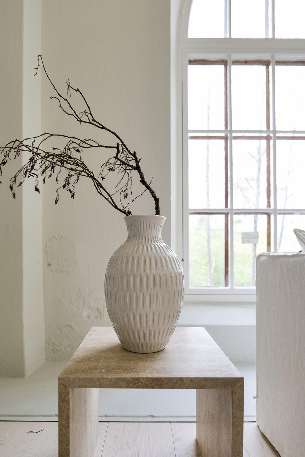 Art Deco Large Vase Ekeby Anna Lisa Thomson, 1940s, Sweden photo Home Decor