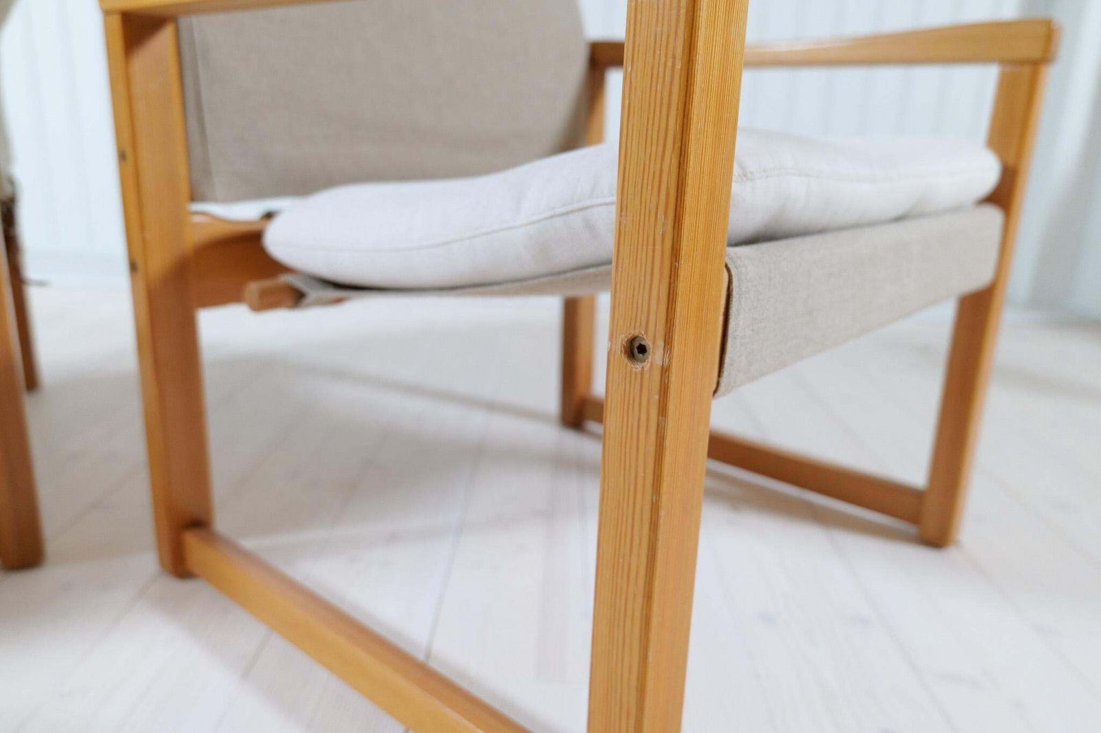 Midcentury Modern Karin Mobring Armchairs Model Diana By Ikea In Sweden, 1970s photo 2573.0