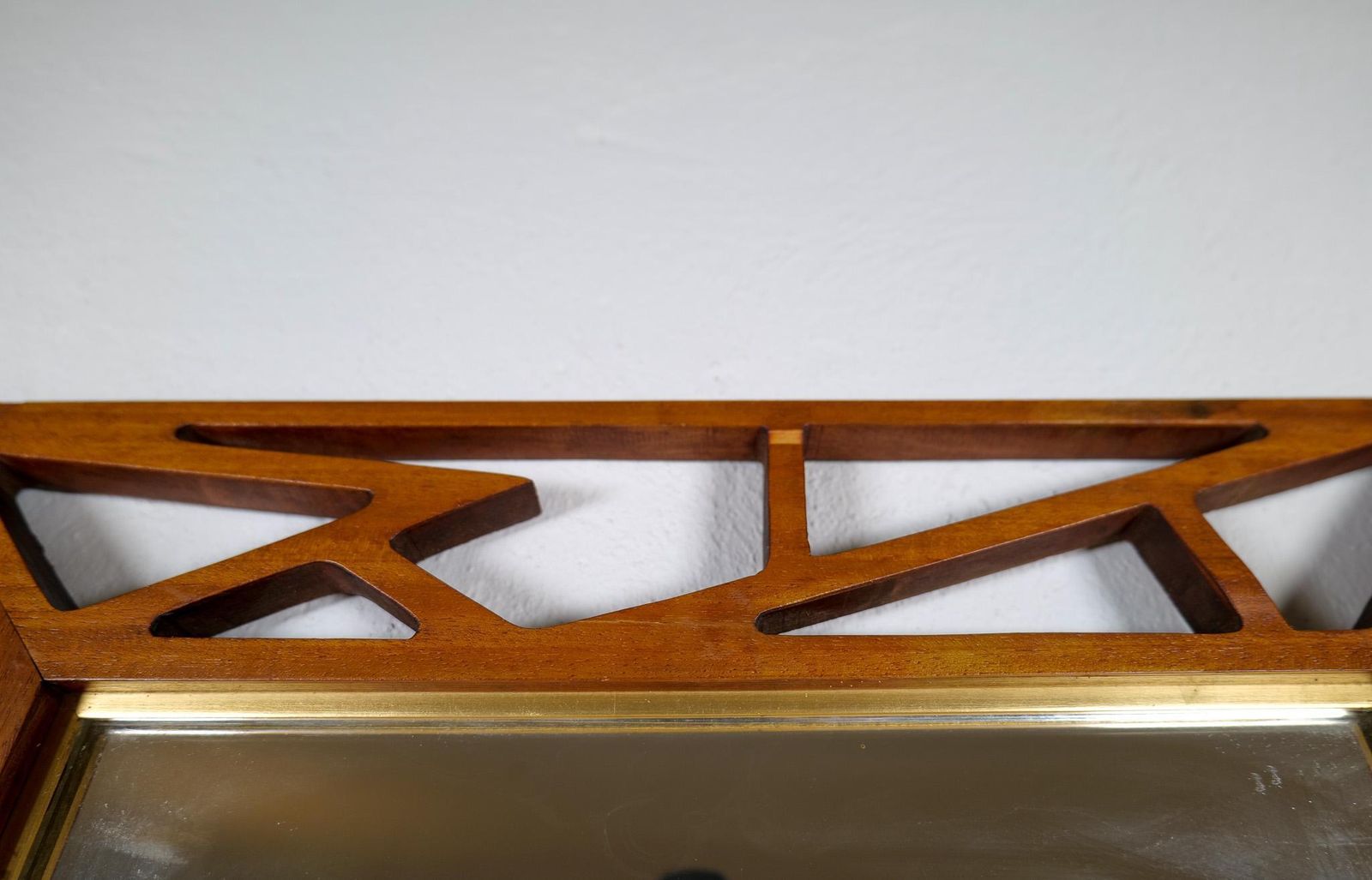 photo furniture Midcentury Modern Yngve Ekström Mirror "Konkret" By Eden Spegel In Sweden