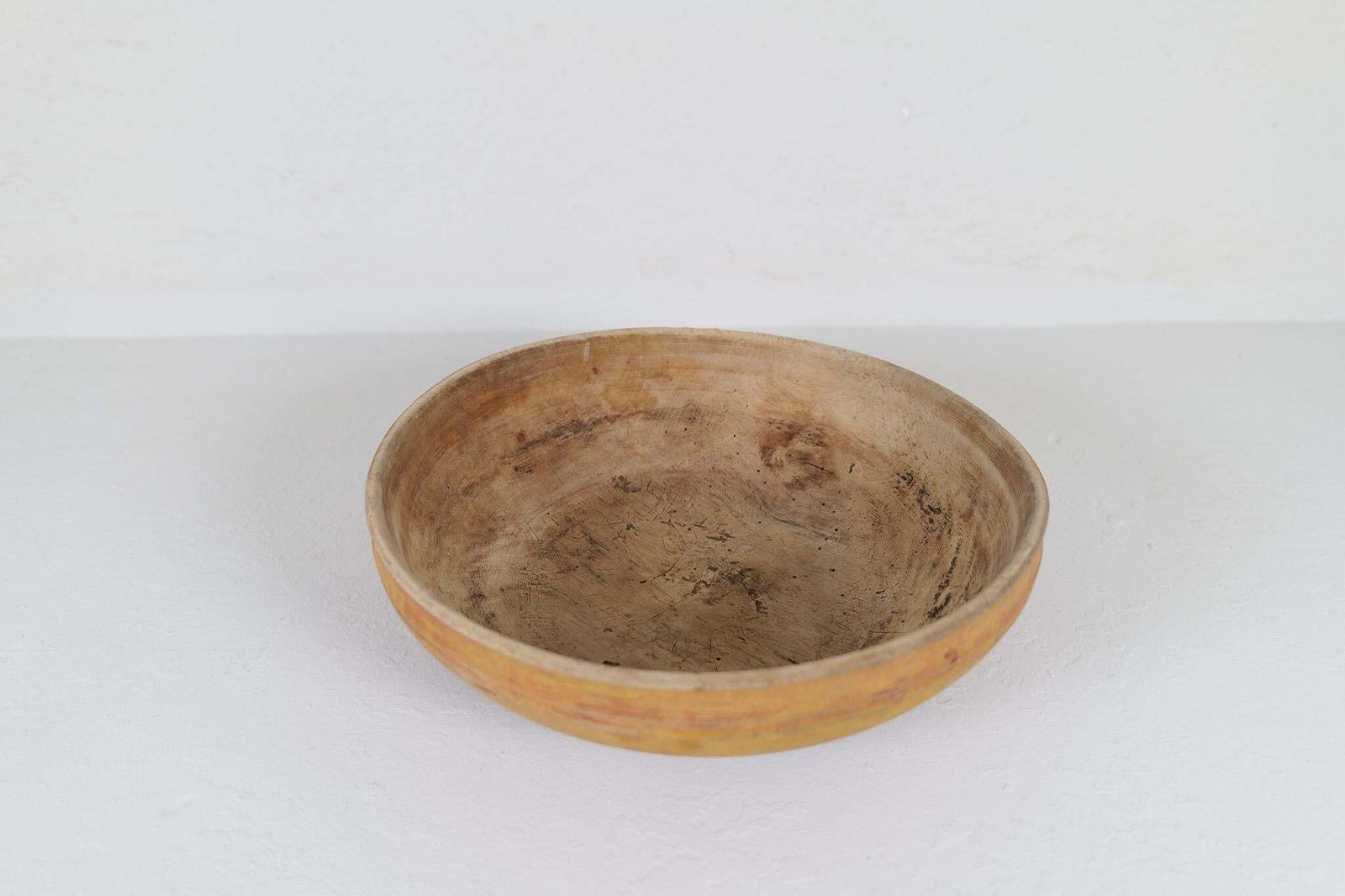 photo furniture Set Of Three Swedish Folk Art, Unique 19th Century Farmers Bowls