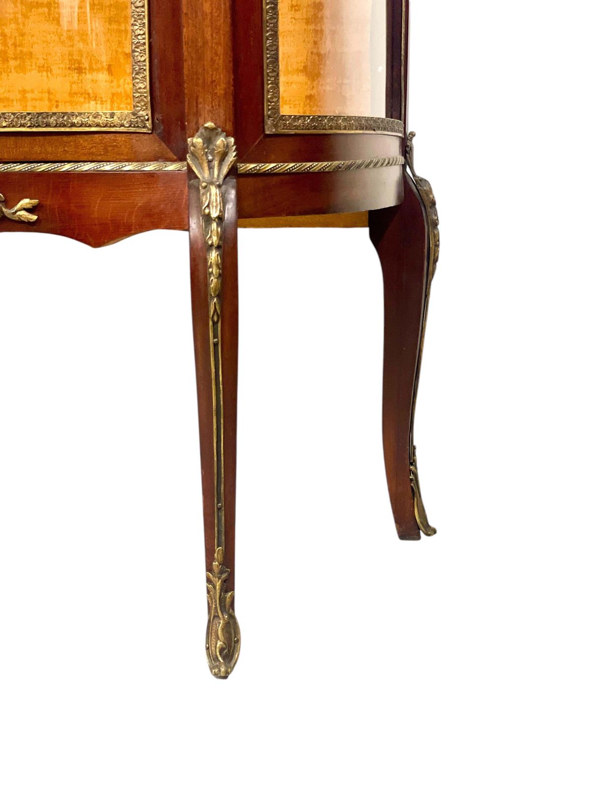 19th Century Louis XV Vitrine With Marble Top And Ormolu Mounts photo 2700.0