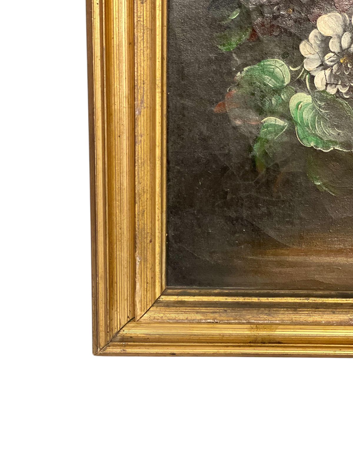 Floral Oil Painting Signed B. Girodelle, 19th Century photo buy