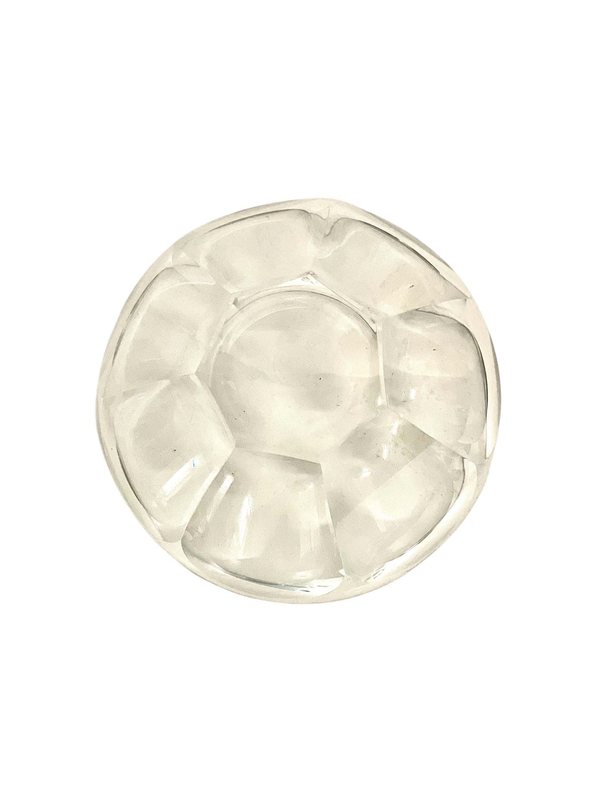 Set Of 8 Hand Cut Vintage Crystal Bowls By Baccarat, France 20th Century photo vintage