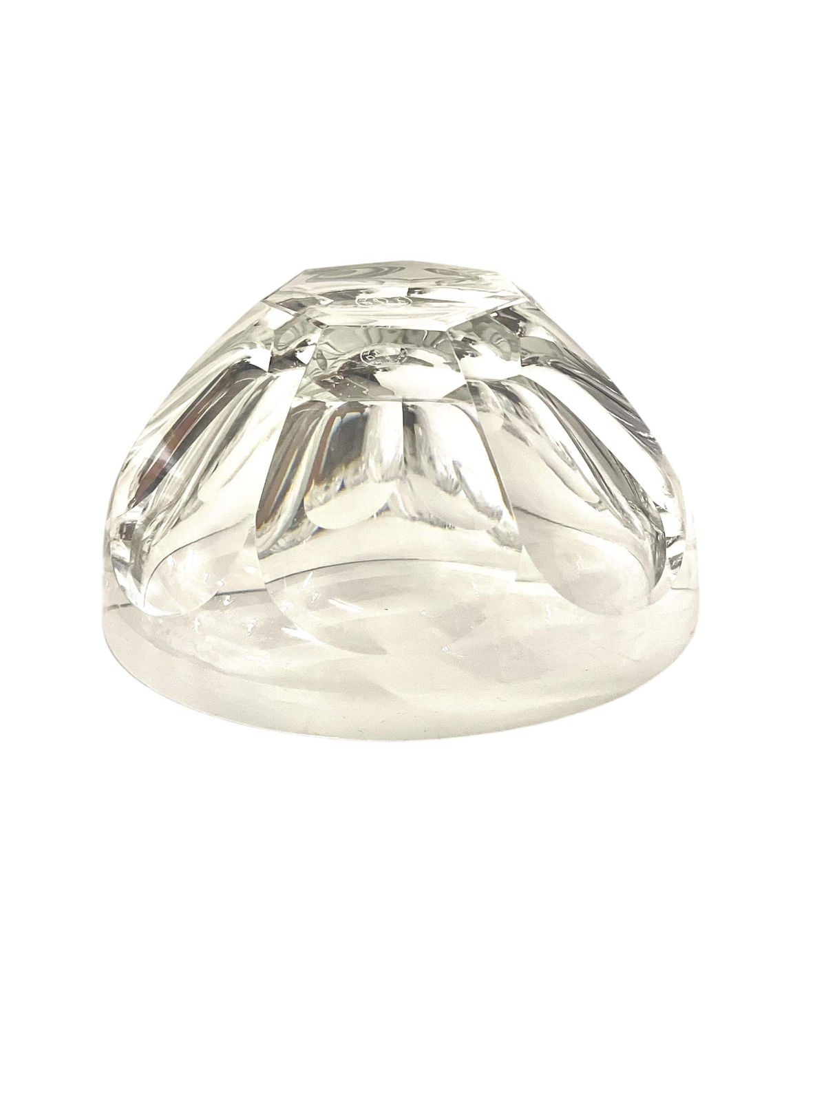 1184.0 Set Of 8 Hand Cut Vintage Crystal Bowls By Baccarat, France 20th Century photo