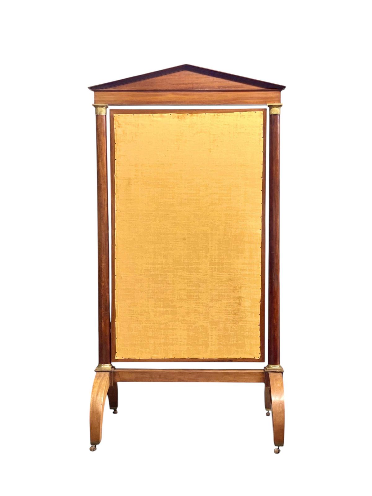 photo furniture Rare Imposing First Empire Walnut And Gilt Bronze Cheval Mirror