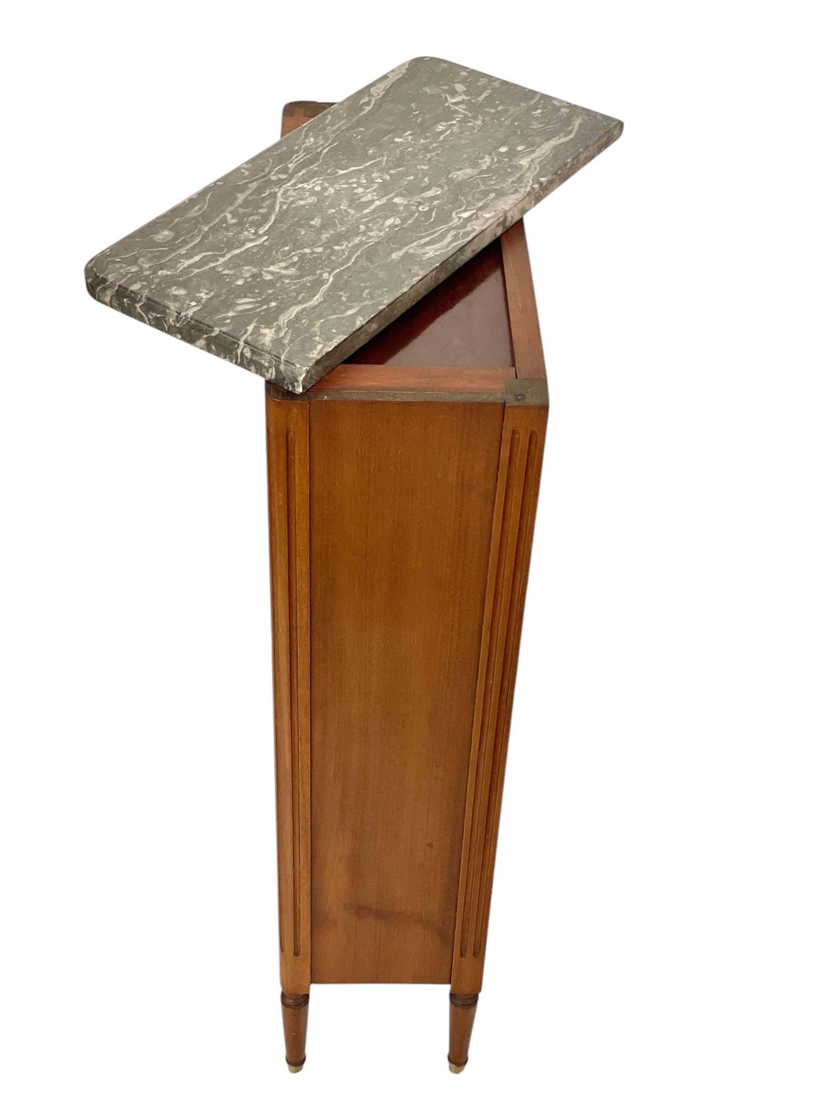 19th Century Walnut Bibus Or Book Case With Marble Top photo vinterior