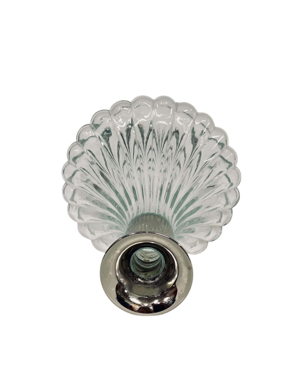 20th Century Large Lidded Crystal And Silver Plated Decanter photo furniture