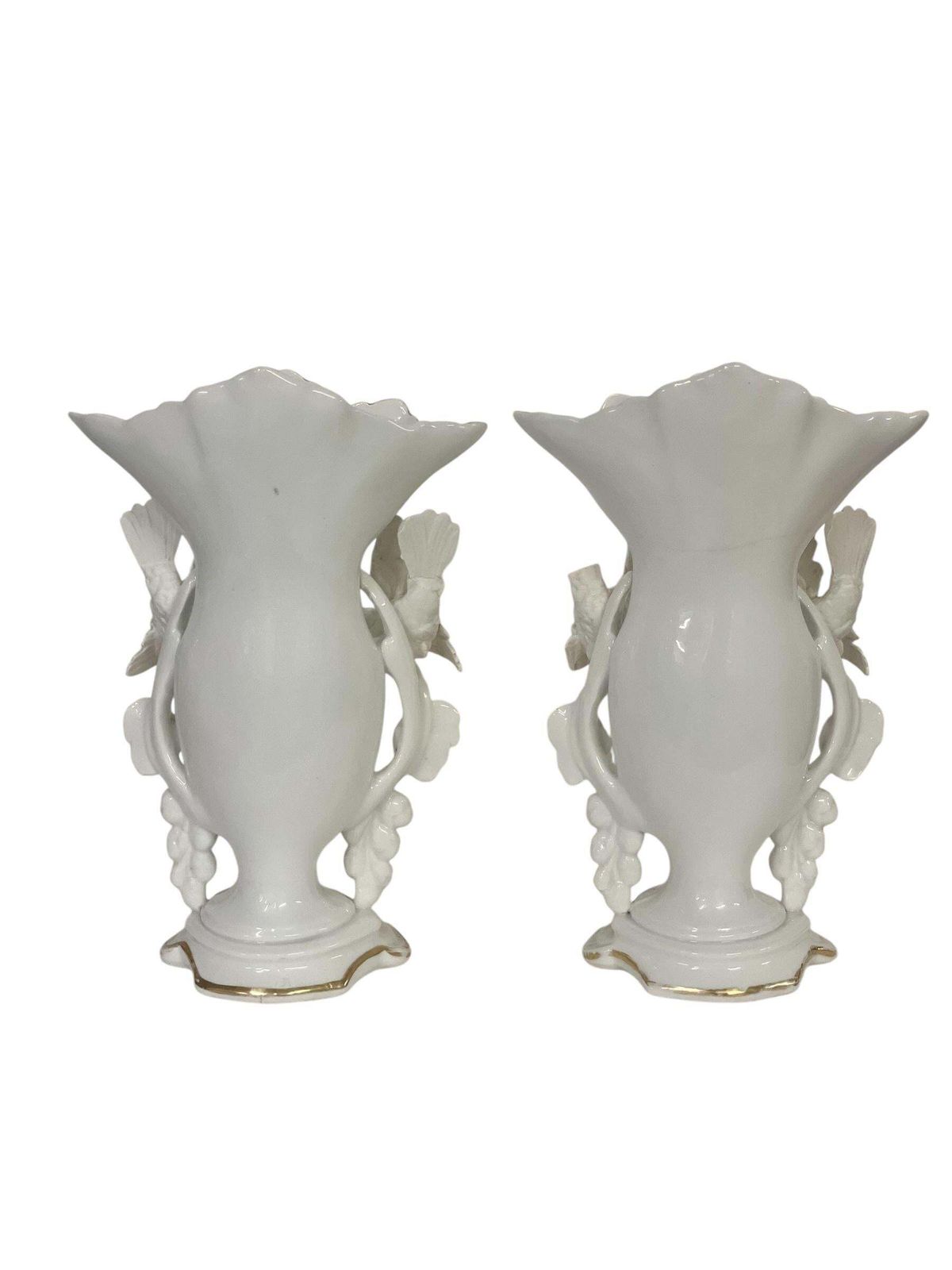 Pair Of 19th Century Tall Paris Porcelain Vases photo buy
