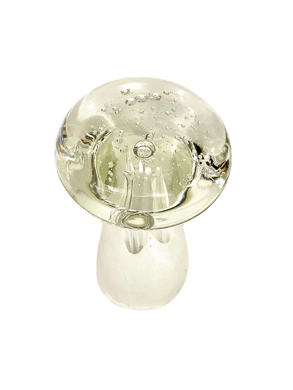 20th Century Murano Blown Glass Paperweight Mushroom photo Home Decor