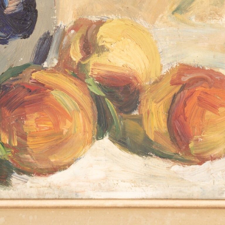 Dutch Impressionistic Still Life Flowers Oil Painting On Board photo 475.0