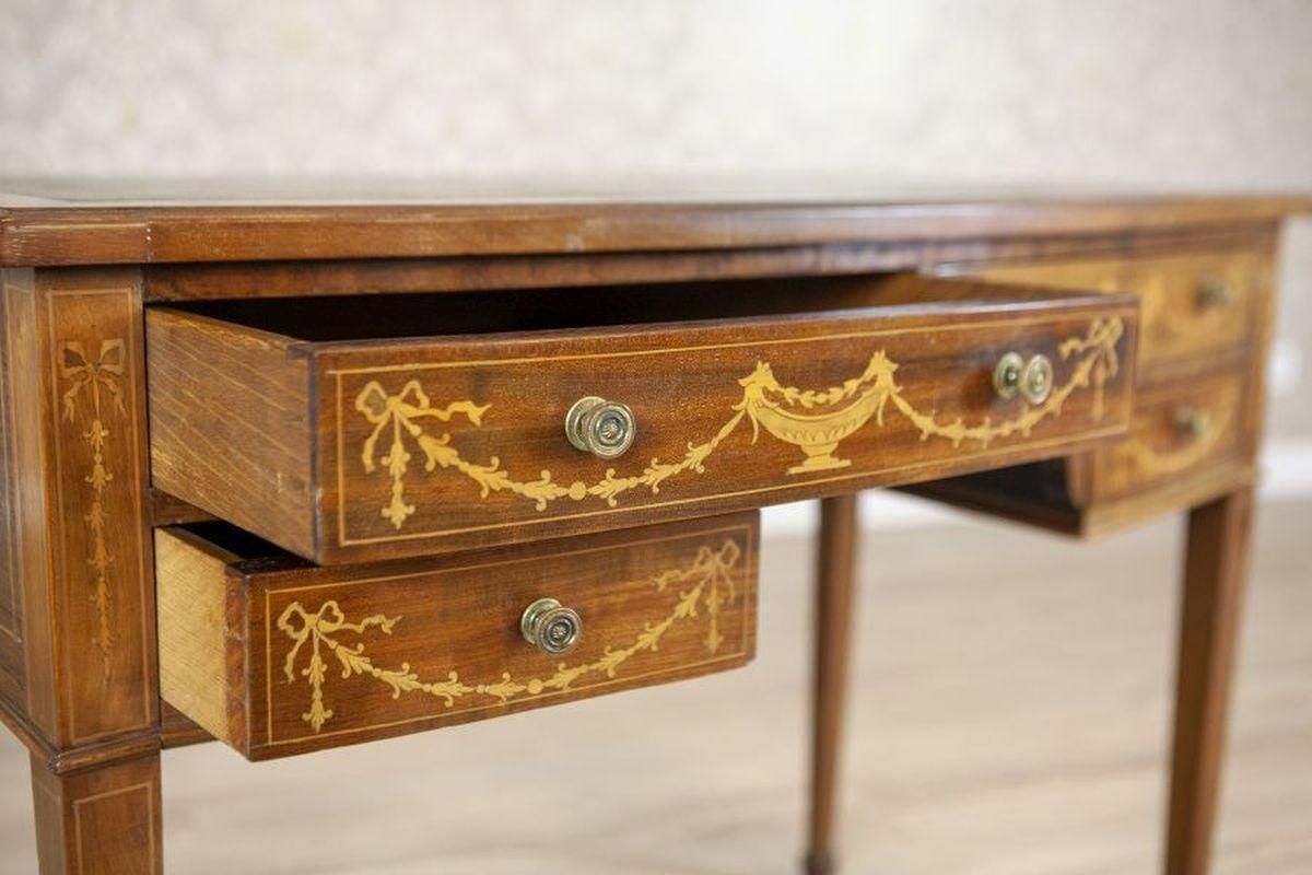 Rosewood Ladies' Desk By S.& H. Jewell From The Late 19th Century photo vintage
