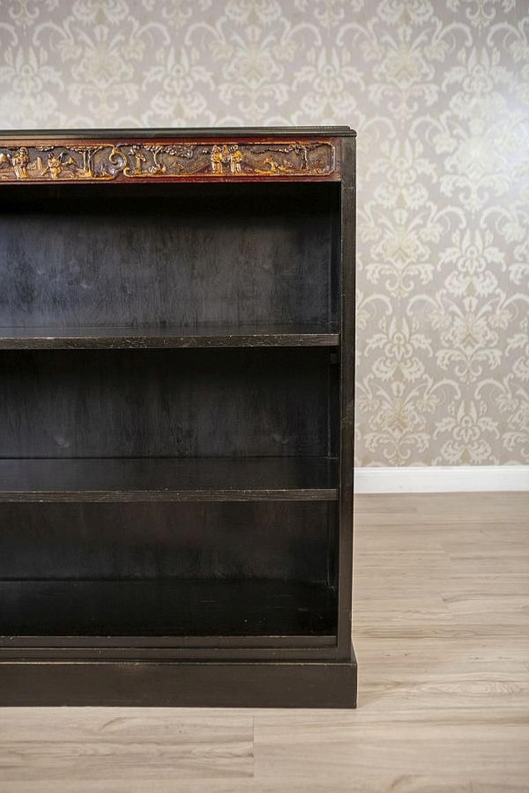 Oriental Commode/Bookcase From The Mid. 20th Century photo vintage