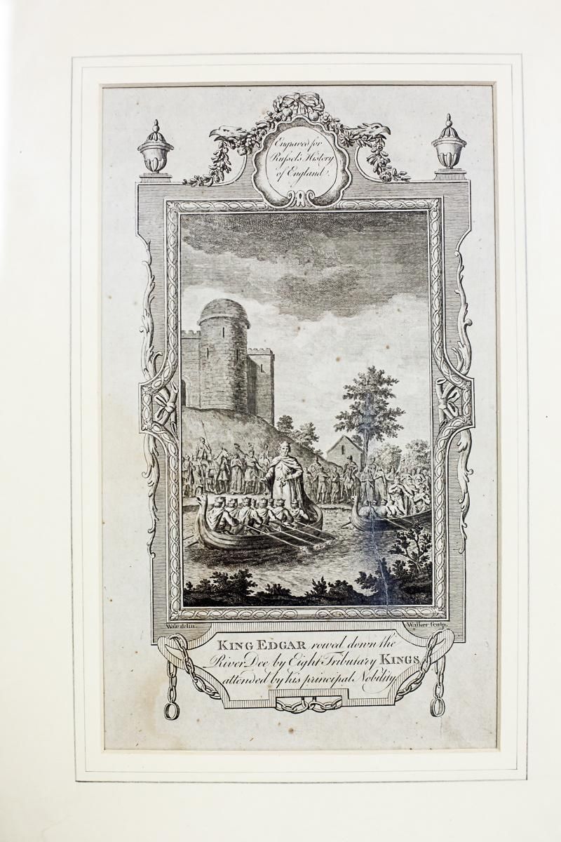 20th Century Graphic, Russel's History Of England, King Edgar photo for sale