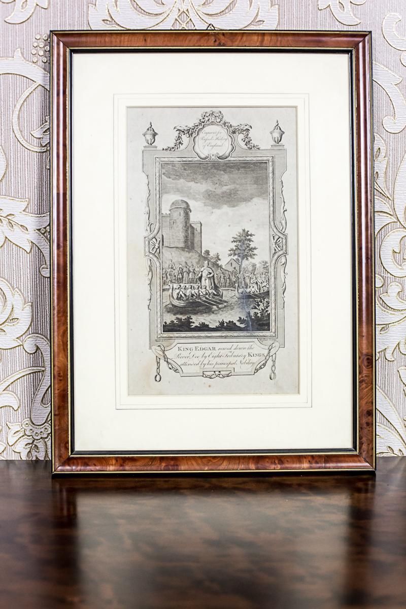 20th Century Graphic, Russel's History Of England, King Edgar photo Art