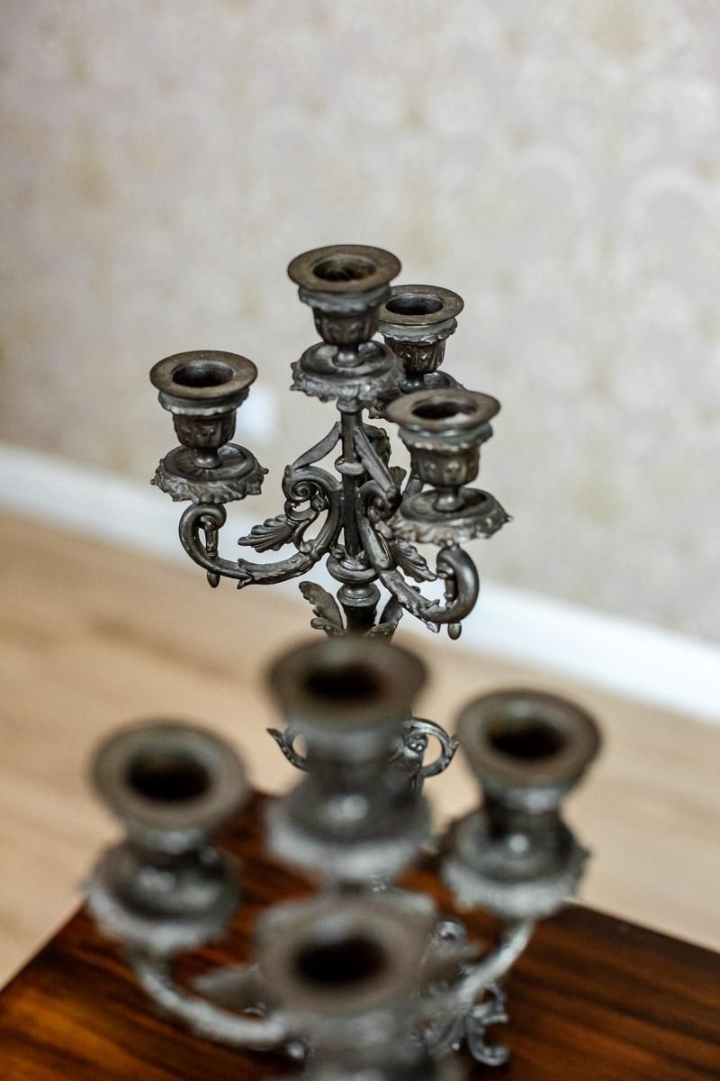 Pair Of 19th Century Four Armed Candelabras photo vinterior