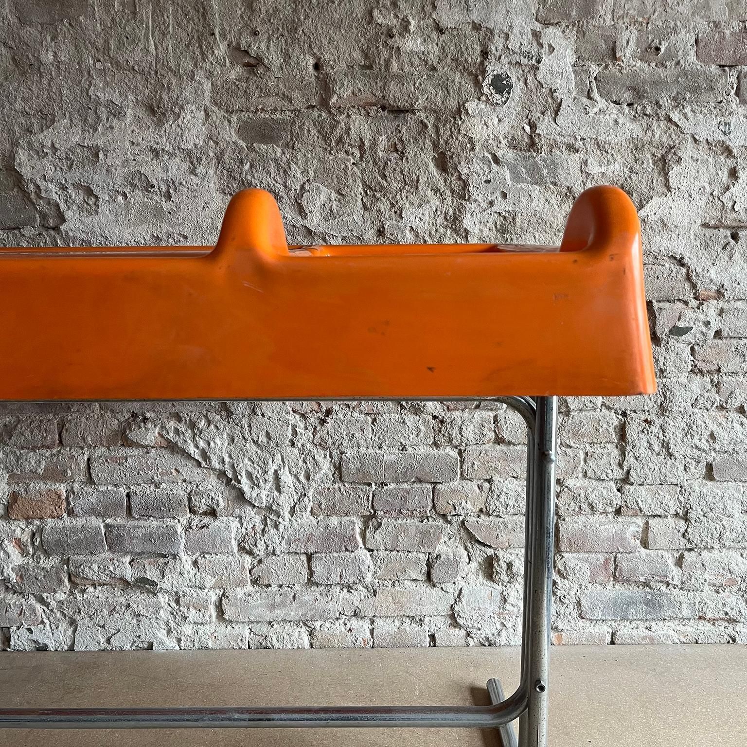 Space Age Orix Orange Writing Desk By Vittorio Parigi And Nani Prina For Molteni photo vintage