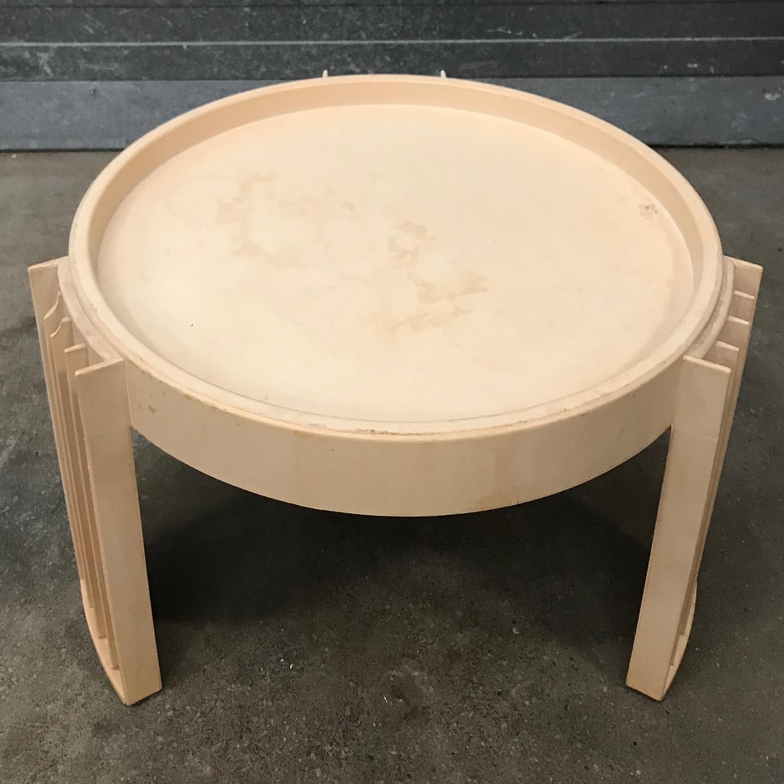 photo for sale 1967, Gianfranco Frattini For Cassina, 4 Pieces Of Marema Stacking Tables