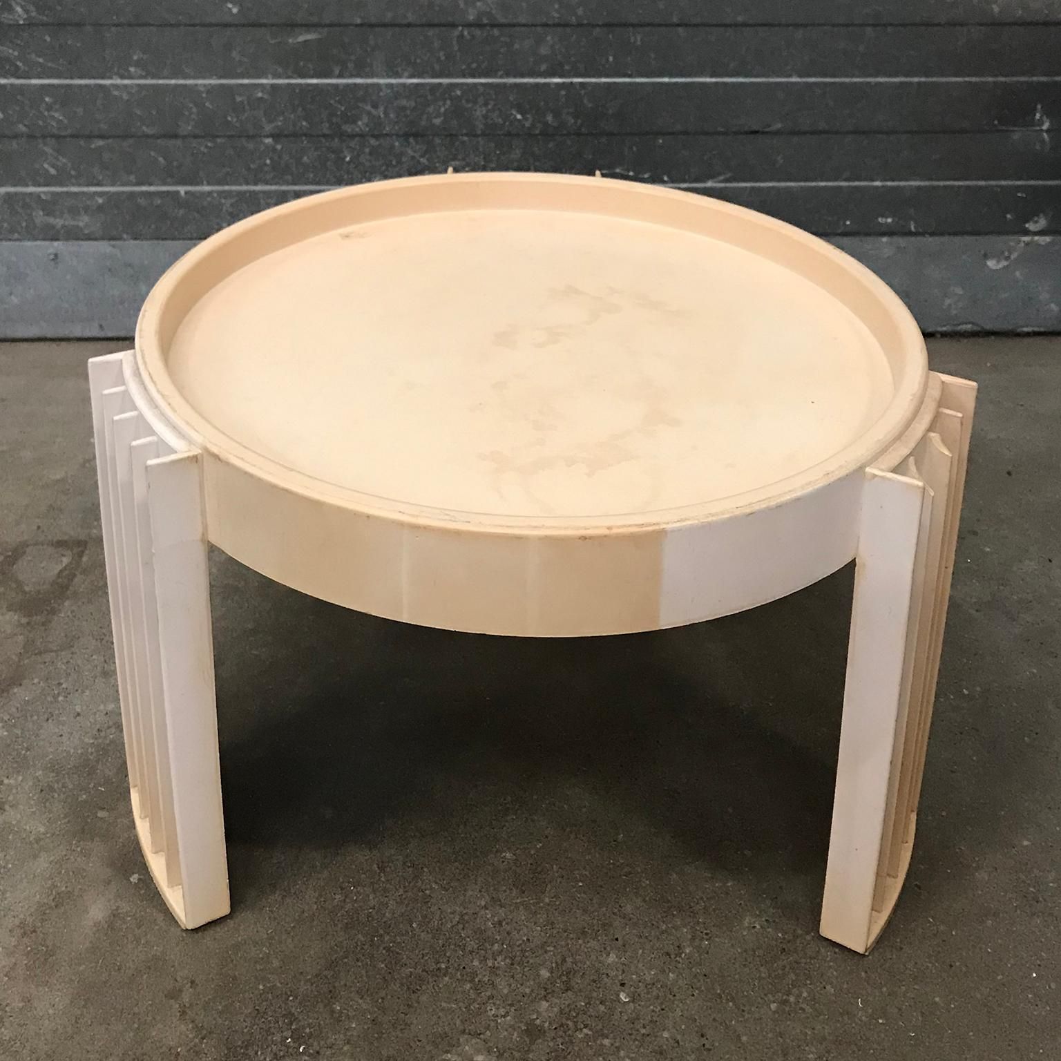 Furniture 1967, Gianfranco Frattini For Cassina, 4 Pieces Of Marema Stacking Tables photo