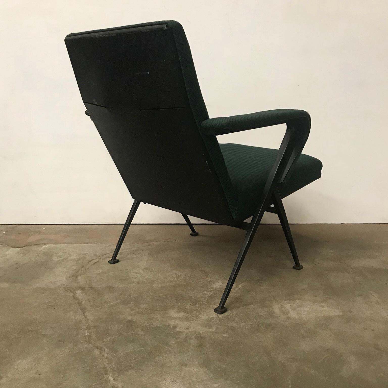 1969 Friso Kramer, Ahrend De Cirkel Repose Lounge Armchair Green Upholstery photo Furniture