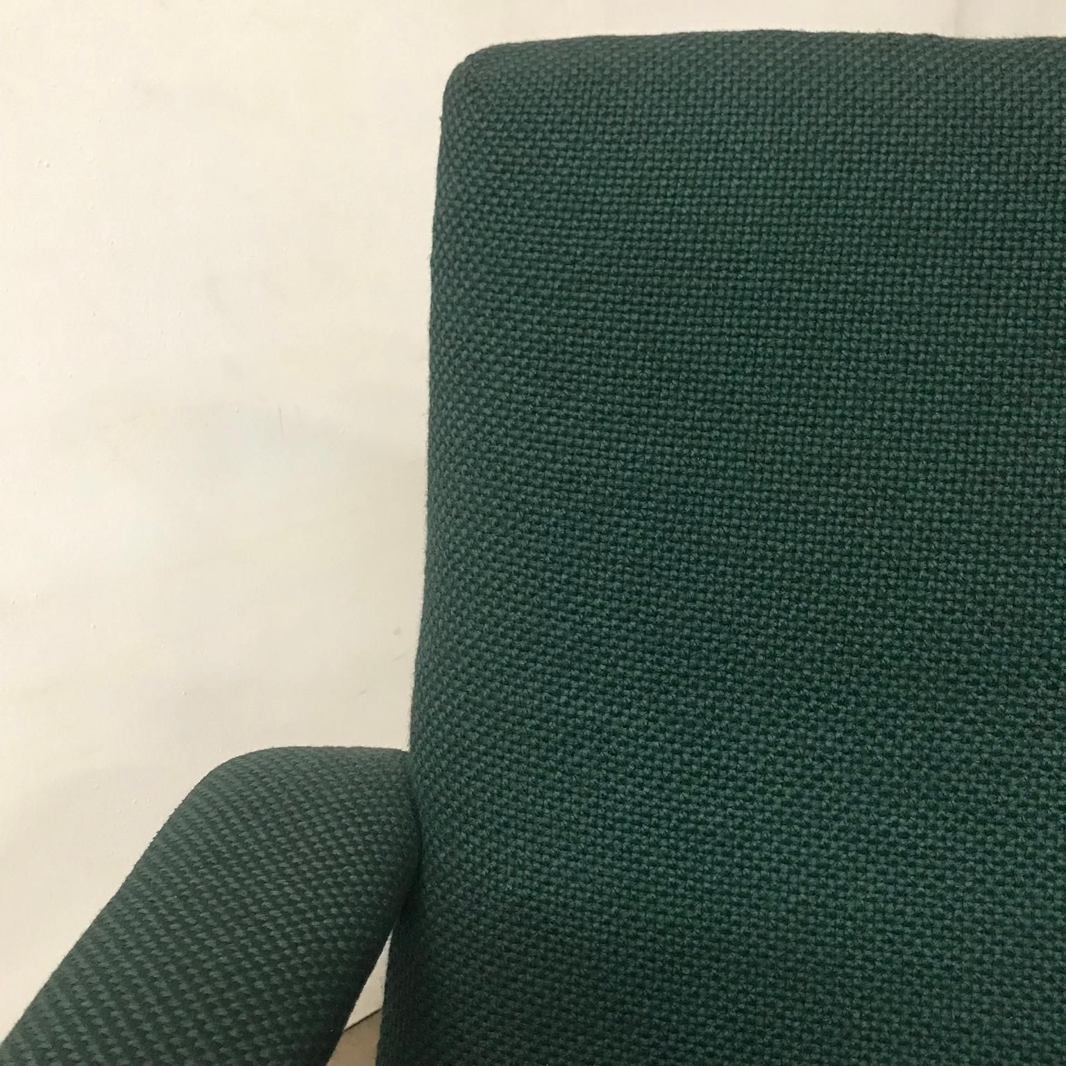 1969 Friso Kramer, Ahrend De Cirkel Repose Lounge Armchair Green Upholstery photo vintage