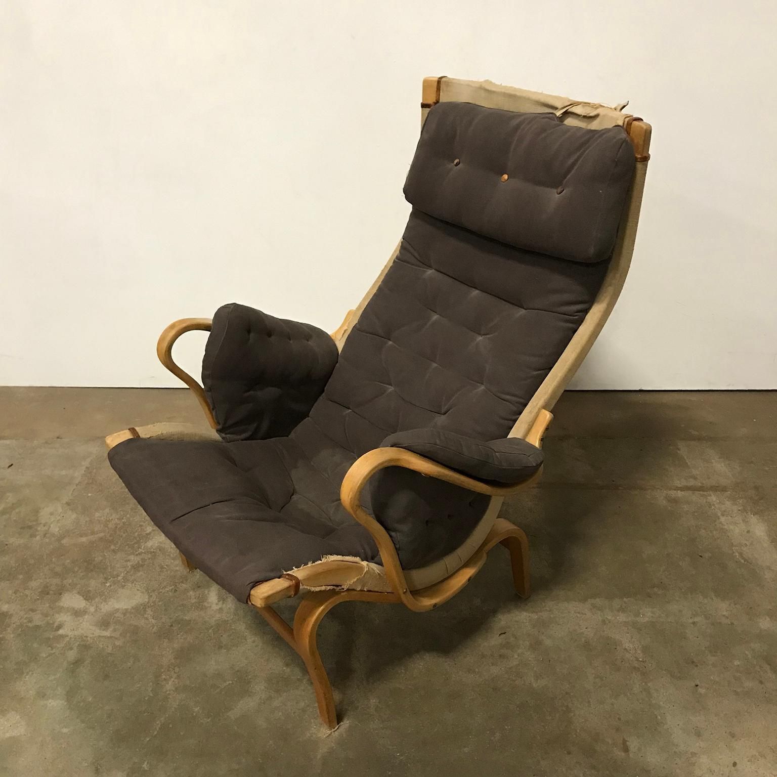 1969, Bruno Mathsson For Dux, Pernilla Lounge Chair photo vintage