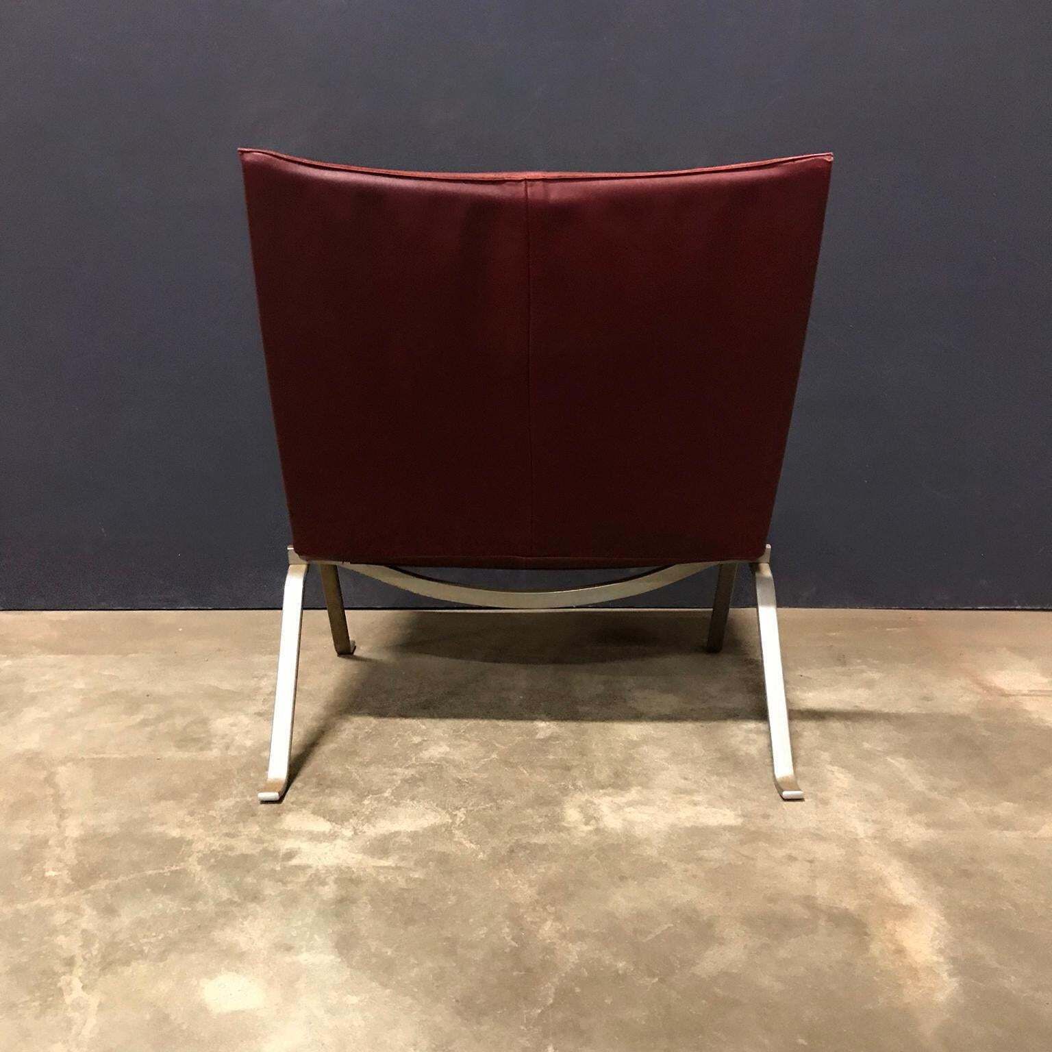 1956, Poul Kjaerholm For E. Kold Christensen, Pk22 Lounge Chair In Red Leather photo 2959.0