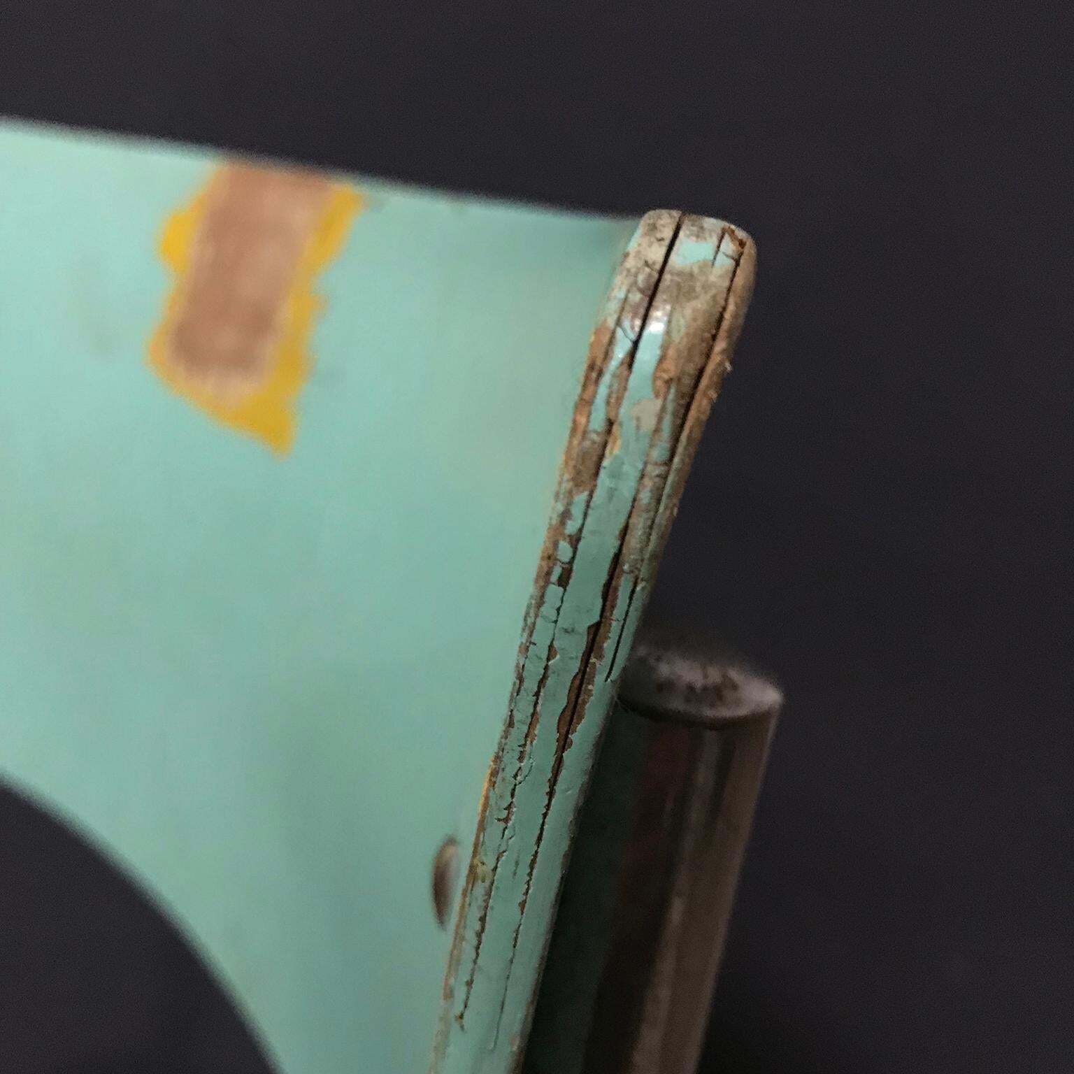photo for sale 1931, Mart Stam For Thonet, Turquoise Wooden S43