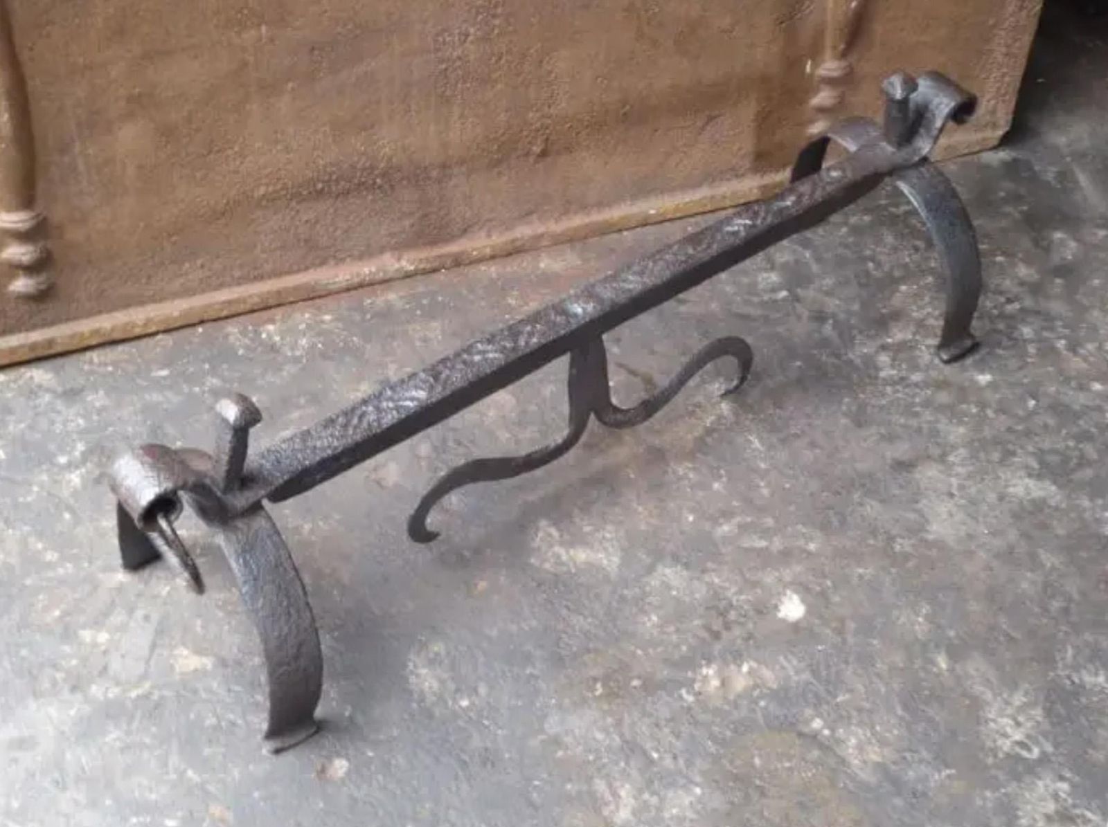 Gothic Rest For Fireplace Tools, 17th Century photo furniture