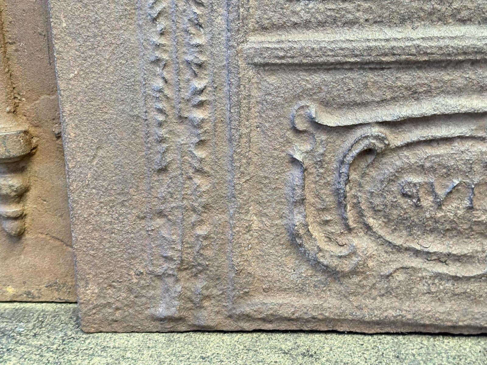 Home Fixtures 17th Century German 'Lot And Daughters' Stove Plate / Backsplash, Gothic Period photo