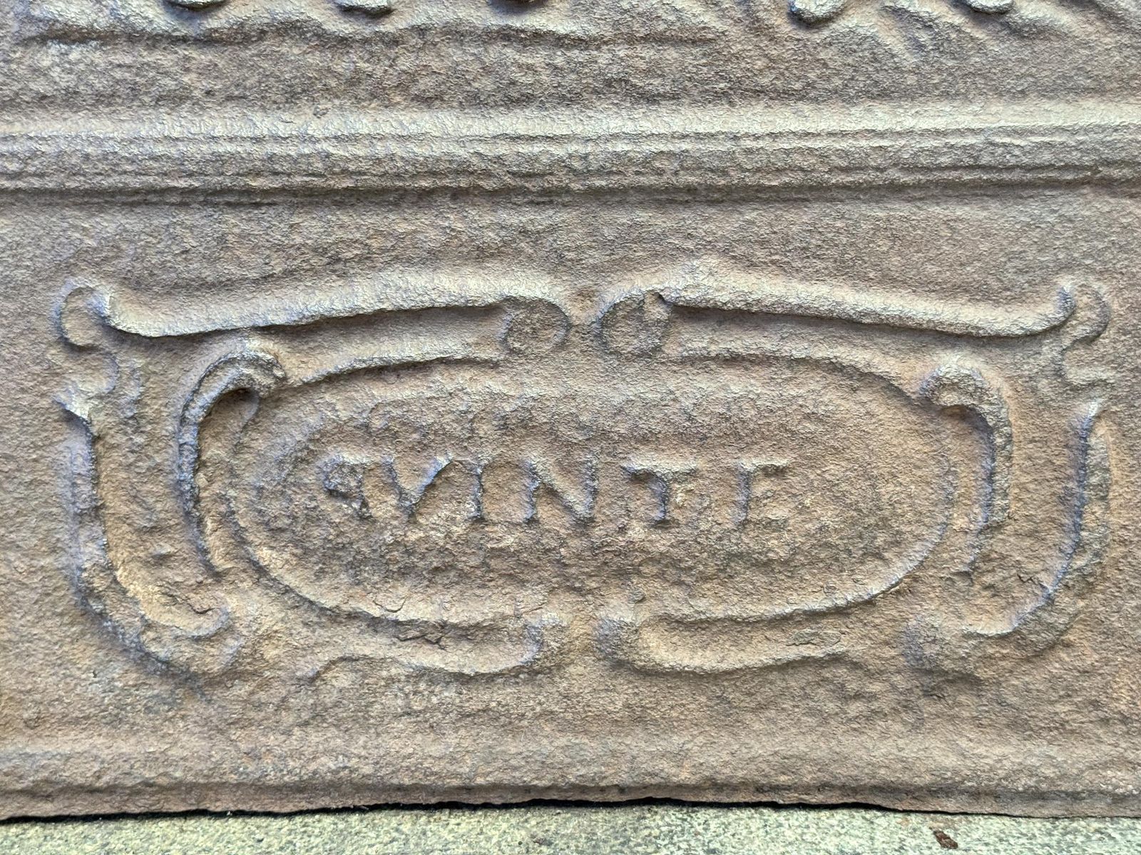 photo buy 17th Century German 'Lot And Daughters' Stove Plate / Backsplash, Gothic Period