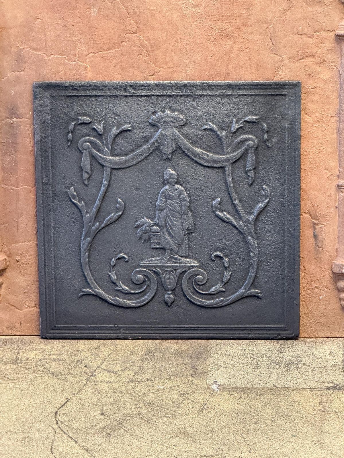 19th Century French Napoleon III Period Fireback / Backsplash photo 407.0