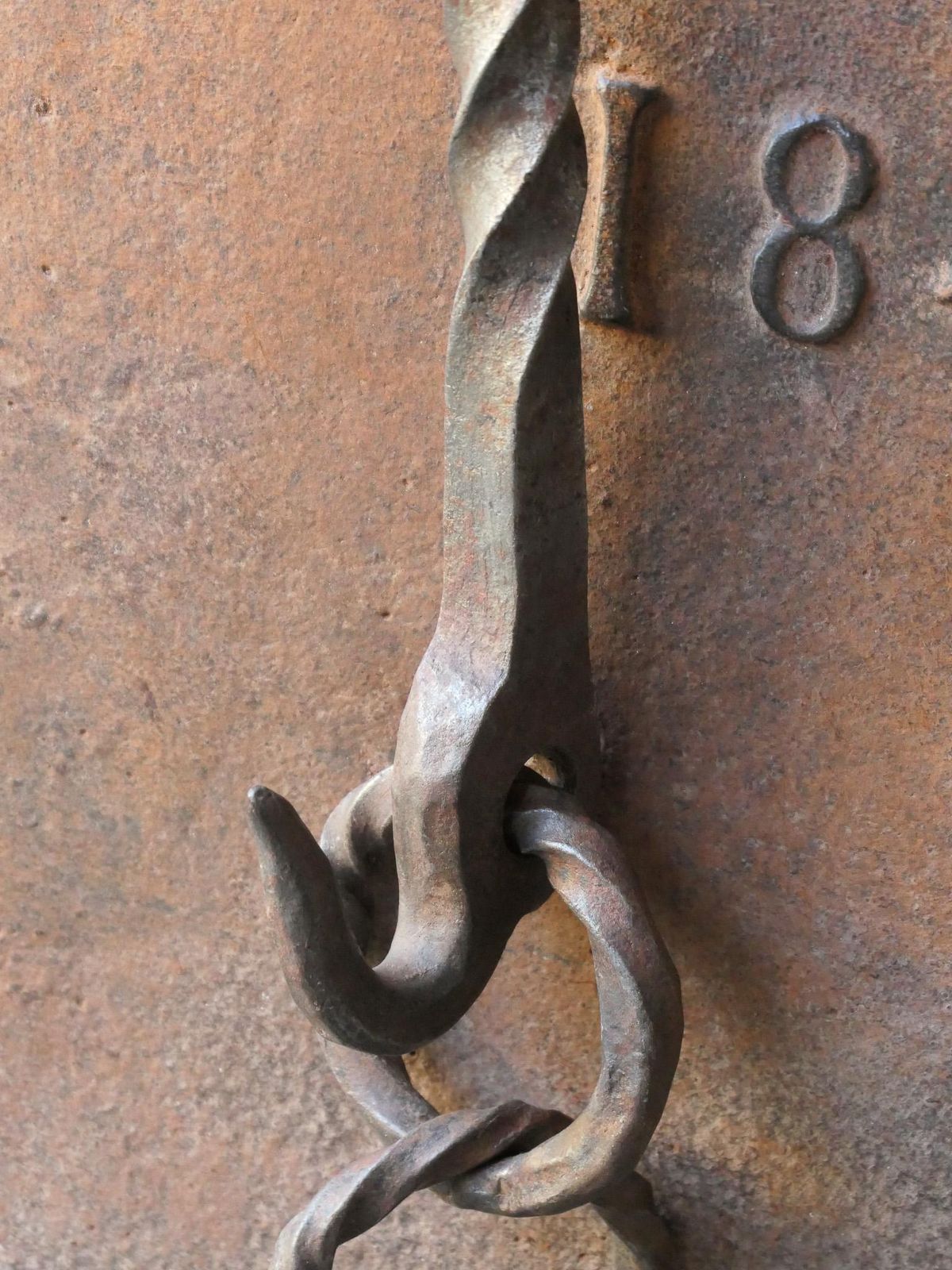 17th Century French Louis XIV Period Fireplace Trammel Or Pot Hanger photo Home Fixtures