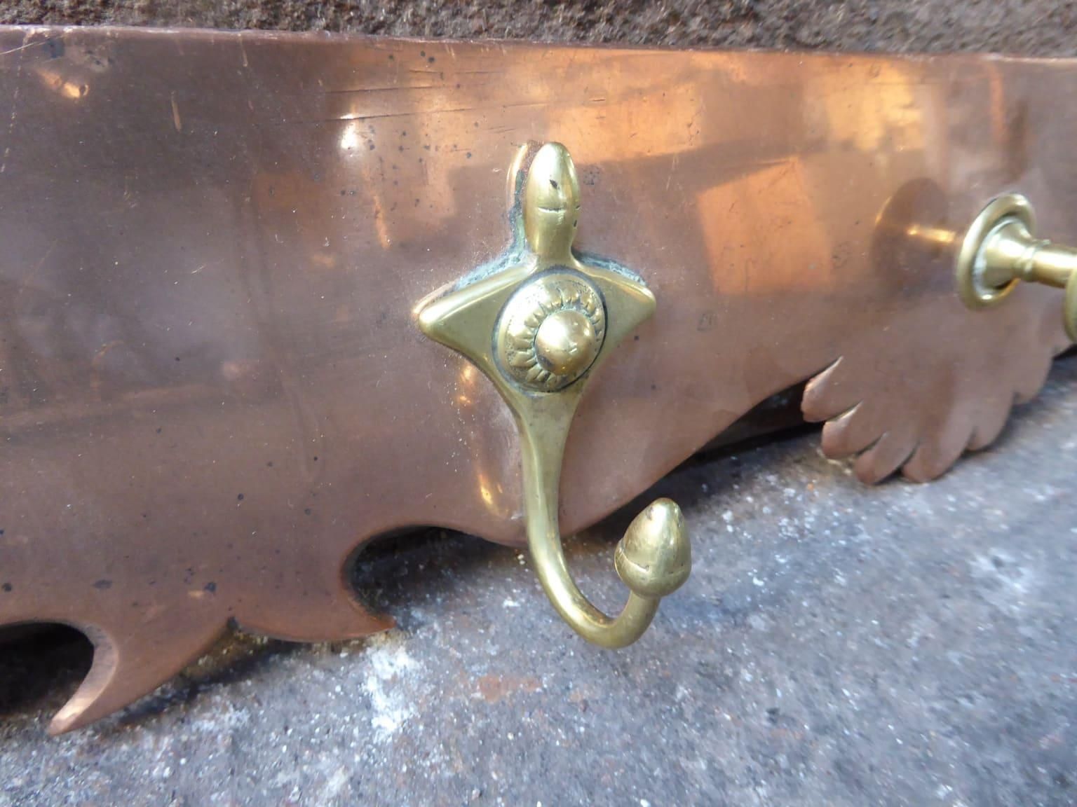 Art Nouveau Period Fireplace Tool Hanger Or Hook, Early 20th Century photo buy